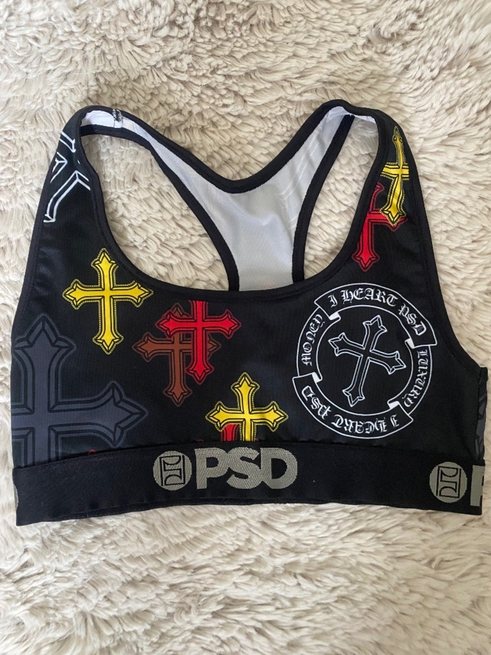 PSD I heart PSD sports bra